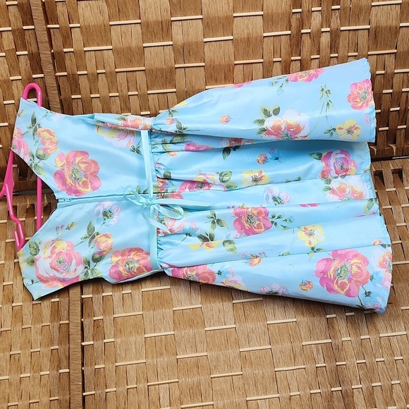 Toddler Sz 4t, Summer, Spring Former, Flower Girl,  Floral Dress - Picture 2 of 6